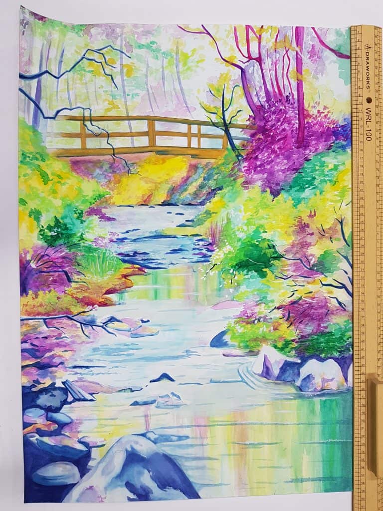 PERTANDINGAN SENI LUKIS DAN SENI REKA - SMK Sungai Rambai, Melaka