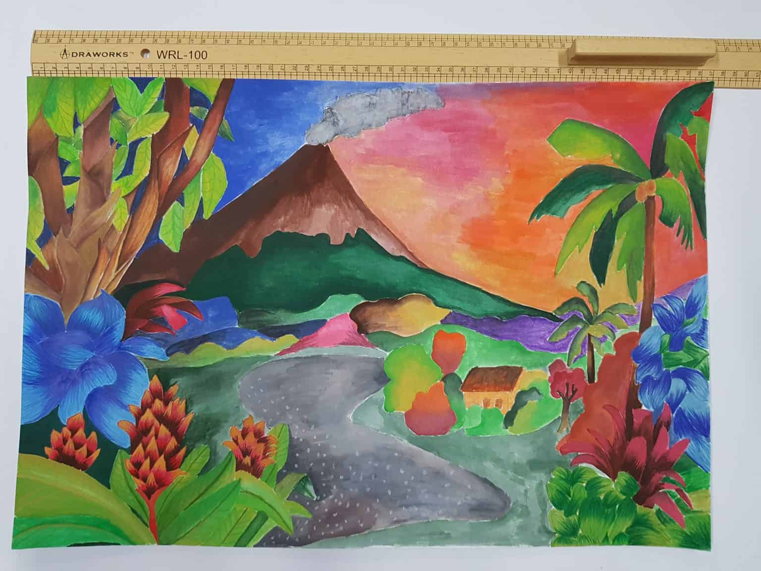 PERTANDINGAN SENI LUKIS DAN SENI REKA - SMK Sungai Rambai, Melaka
